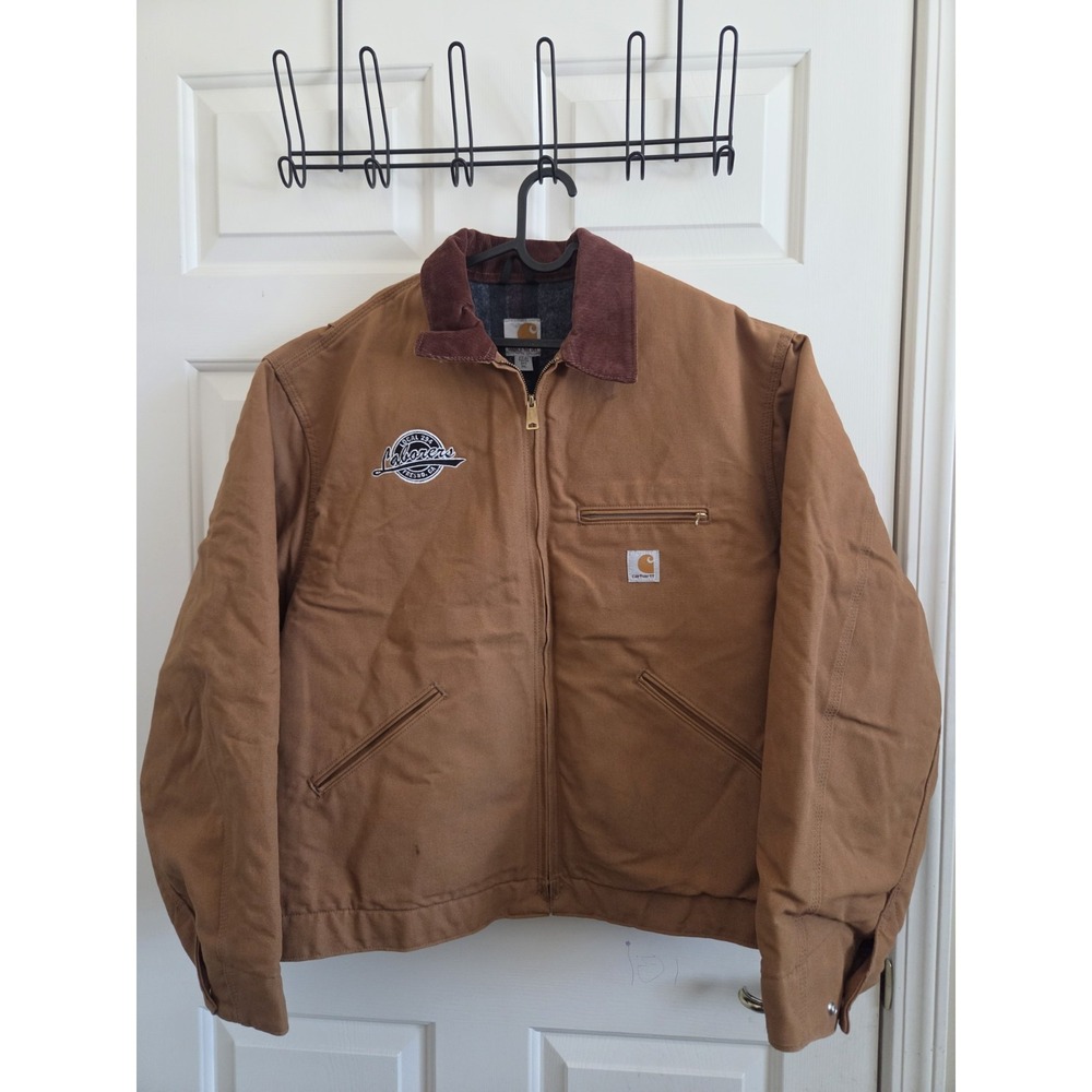 Carhartt Detroit J001 Interstellar Blanket Lined Canvas Work Jacket 2XL USA Made